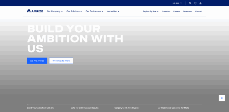 Amrize: Your Trusted Partner for Comprehensive Building Solutions in North America