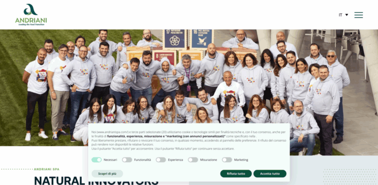 Andriani Spa: Innovating Healthy Gluten-Free Pasta for a Sustainable Future