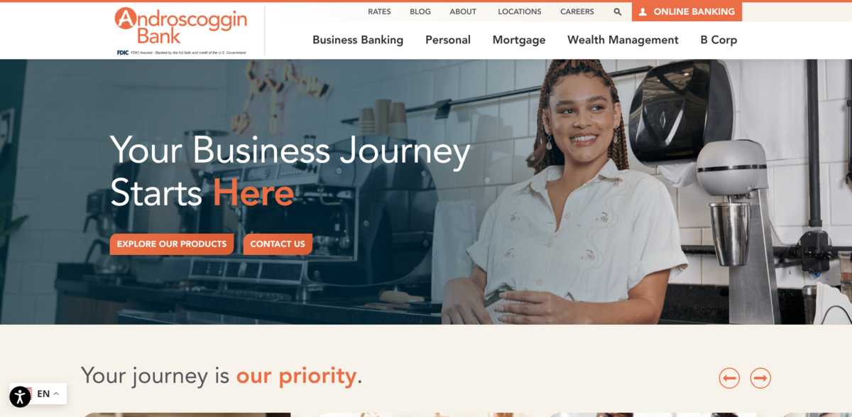 Androscoggin Bank services