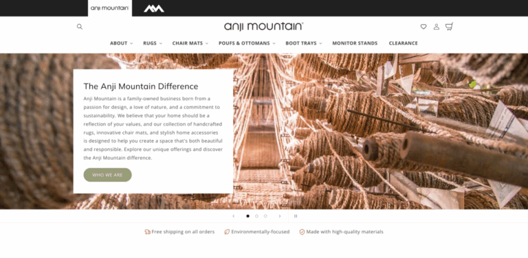 Anji Mountain: Handcrafted Sustainable Rugs and Home Accessories