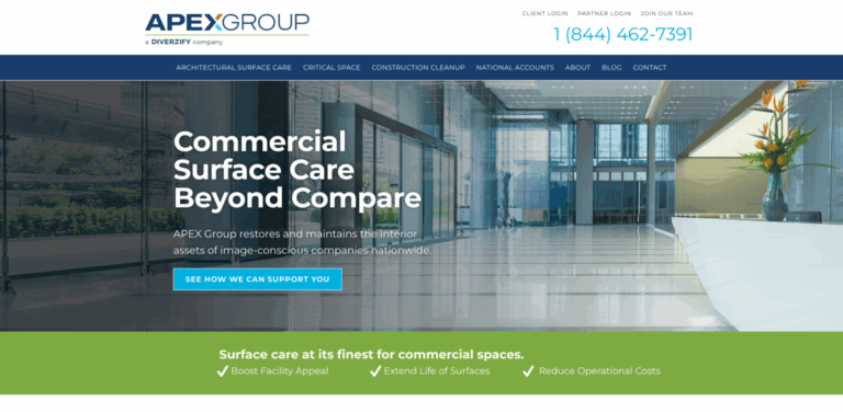 APEX Group: Expert Surface Care for Image-Conscious Companies