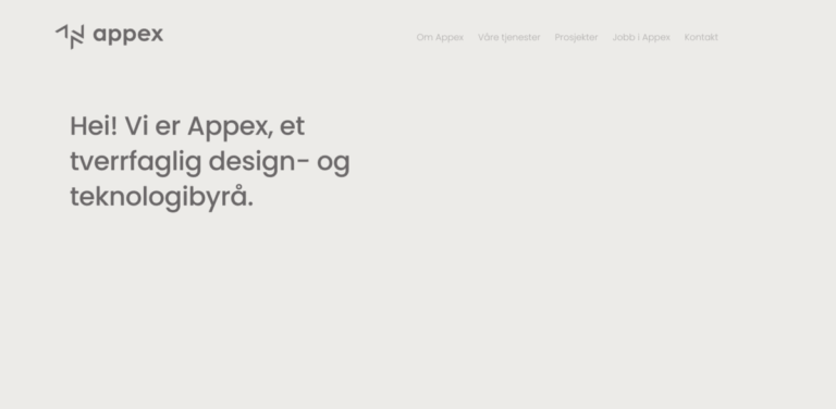 Appex: A Multidisciplinary Design and Technology Agency in Haugesund