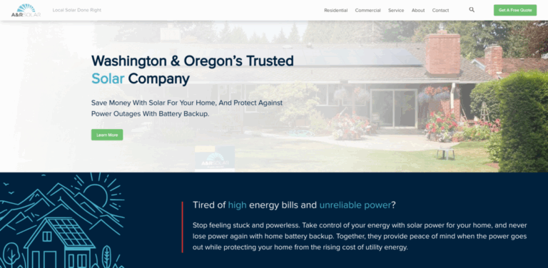 A&R Solar: Your Trusted Partner for Solar Power Installations in Washington and Oregon