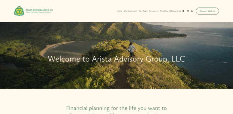 Arista Advisory Group, LLC: Purpose-Driven Financial Planning for Your Future