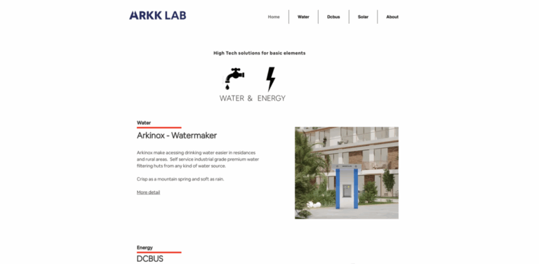 ARKK LAB: Innovative Solutions for Clean Water and Energy