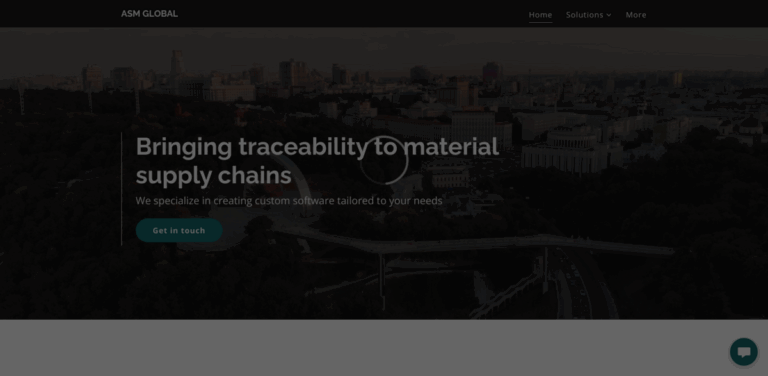 ASM GLOBAL: Enhancing Supply Chain Traceability and Sustainability