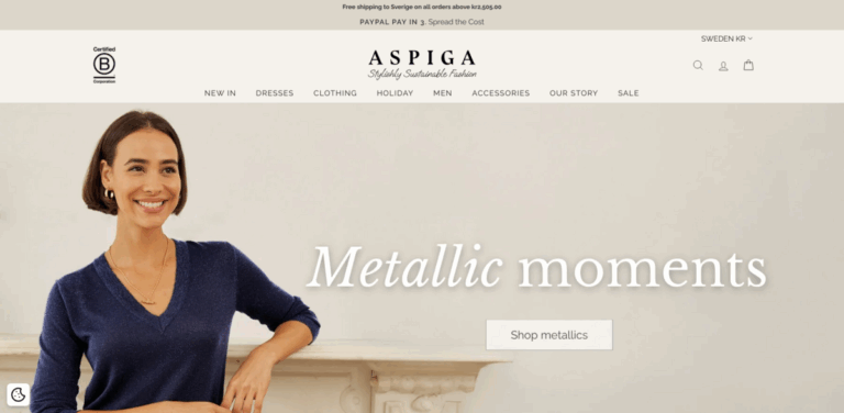 Aspiga: Sustainable Clothing Brand Committed to Ethical Fashion