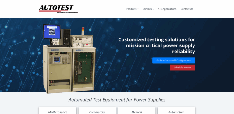 Autotest Company: Customized Automated Power Supply Testing Solutions