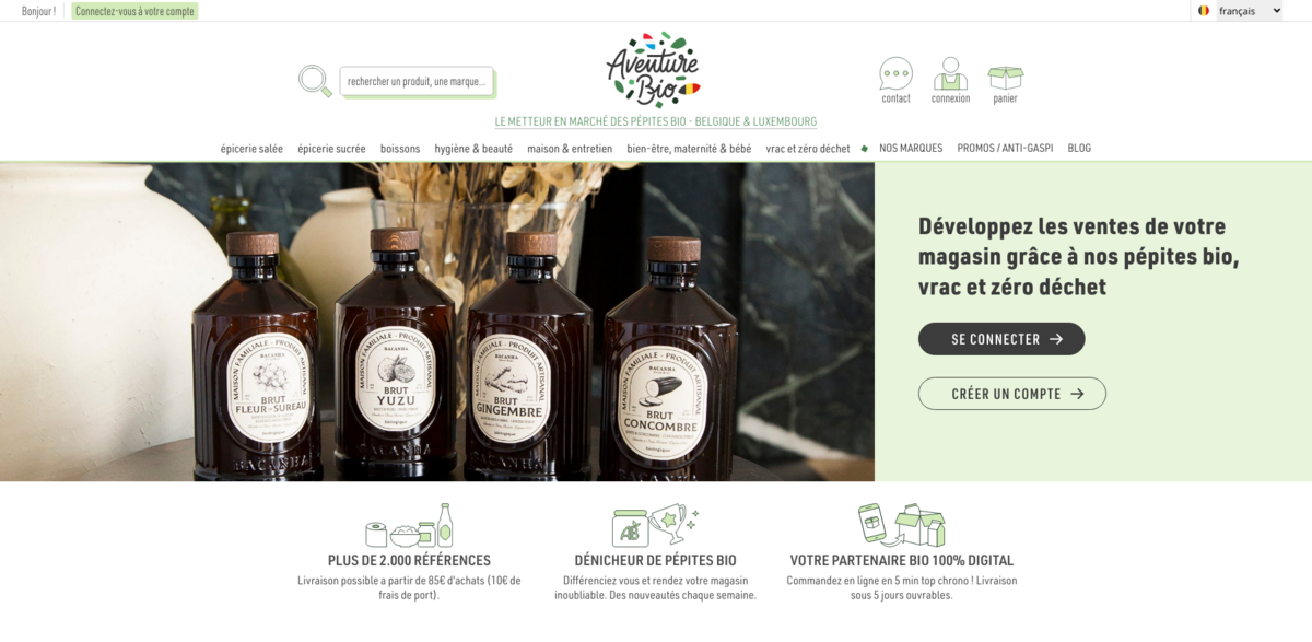 Aventure Bio organic wholesaler