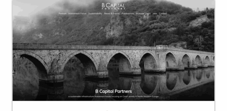 B Capital Partners: Investing in Sustainable Infrastructure Across Europe
