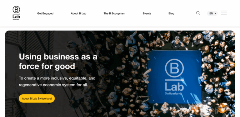 B Lab Switzerland: Transforming Business for People and Planet