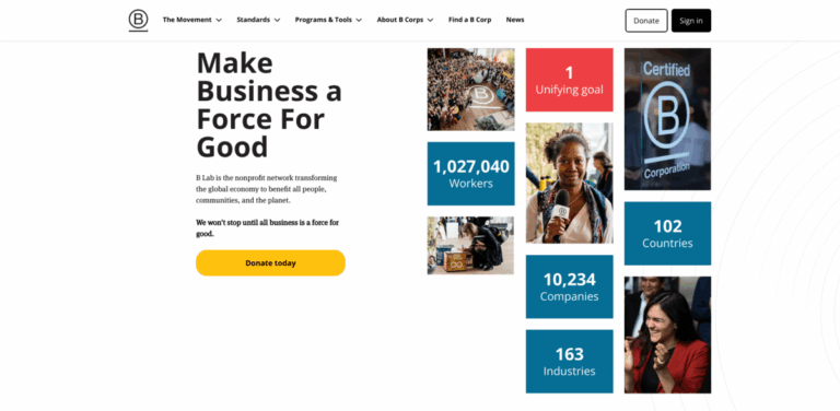 B Lab: Transforming Business for People, Communities, and the Planet