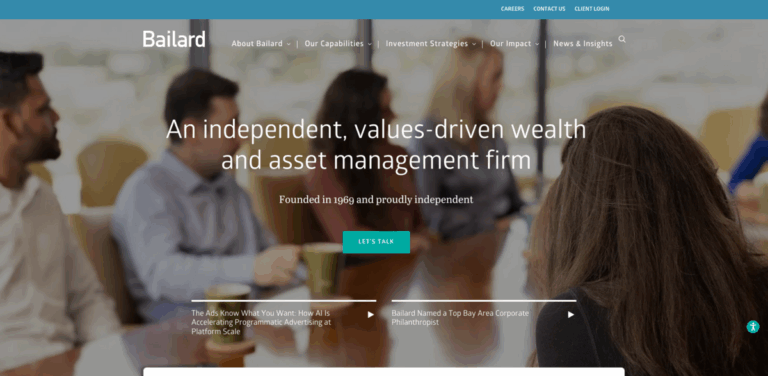 Bailard: Comprehensive Wealth and Asset Management Services