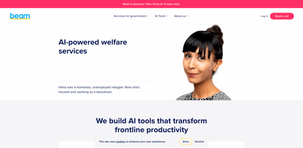 Beam - Transforming Welfare Services with AI for Social Good