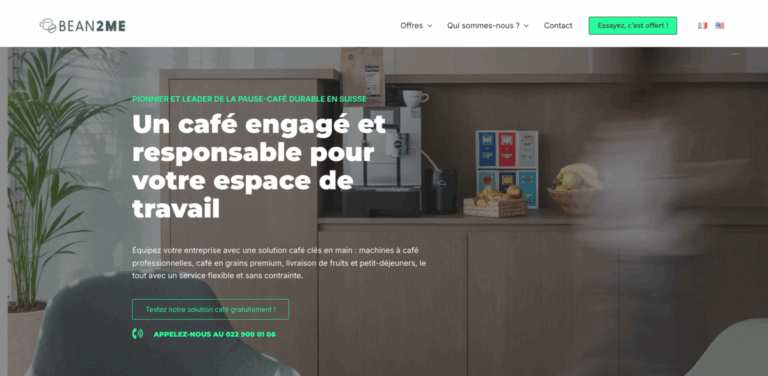 Bean2me: Sustainable Coffee Solutions for Your Workplace