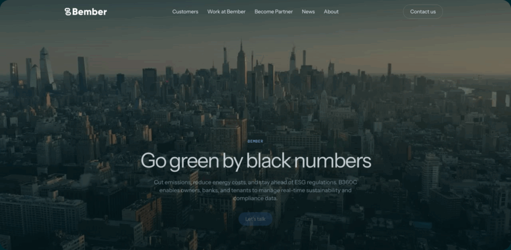 Bember - Efficient Sustainability Management for Real Estate