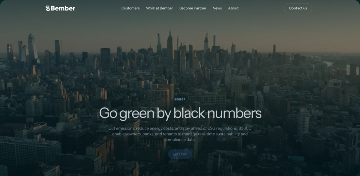 Bember sustainability solutions