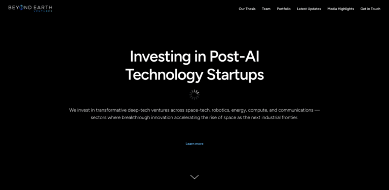 Beyond Earth Technologies: Investing in the Future of Deep Tech