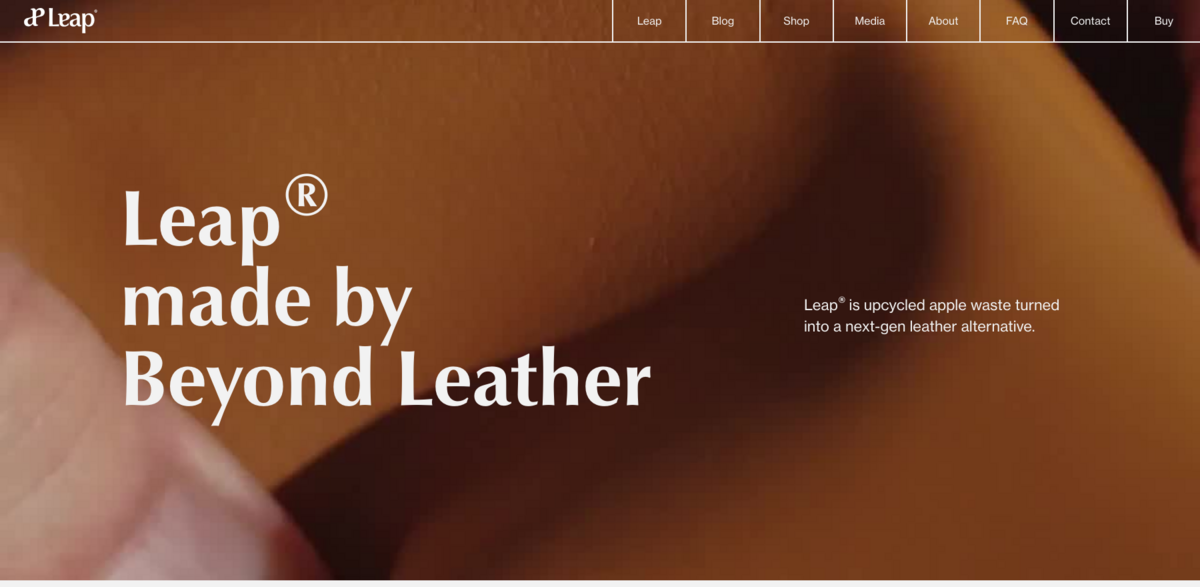 LEAP leather alternative