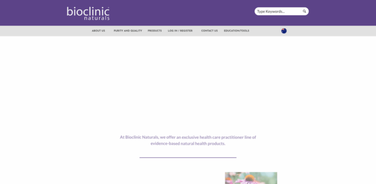 Bioclinic Naturals: Exclusive Health Care Practitioner Line for Natural Supplements