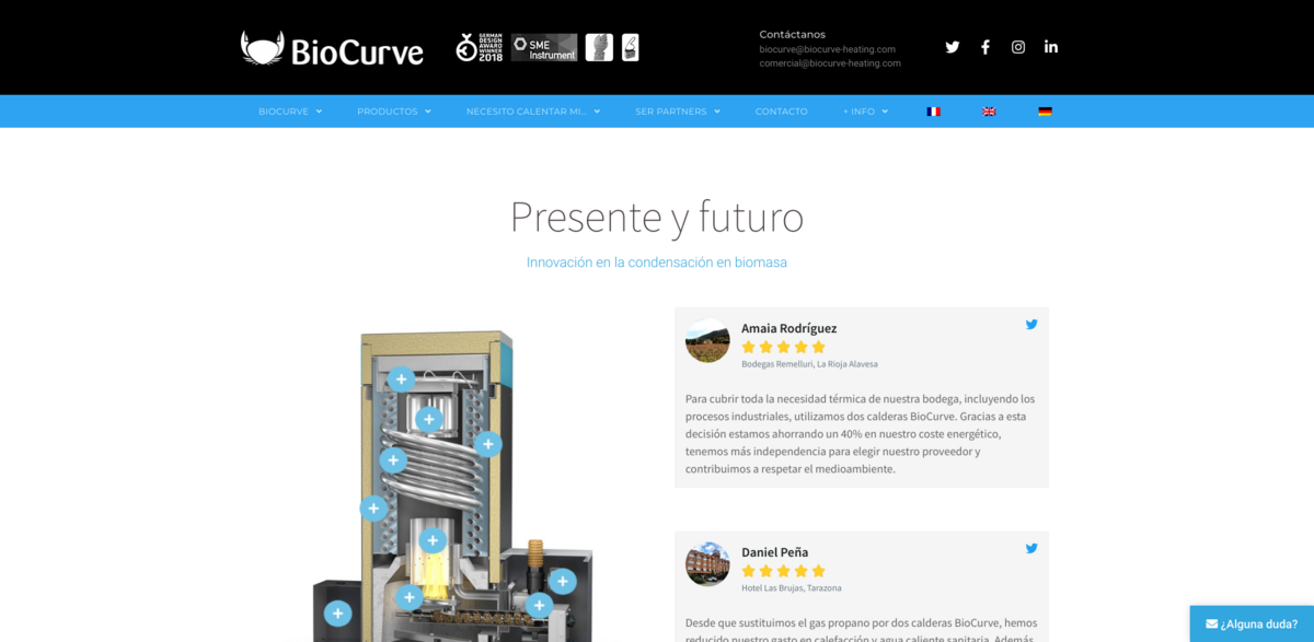 BioCurve biomass boilers