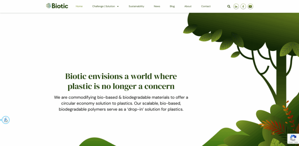 Biotic - Sustainable Solutions for Plastic Pollution