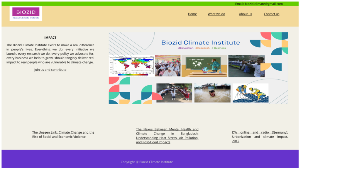 Biozid Climate Institute