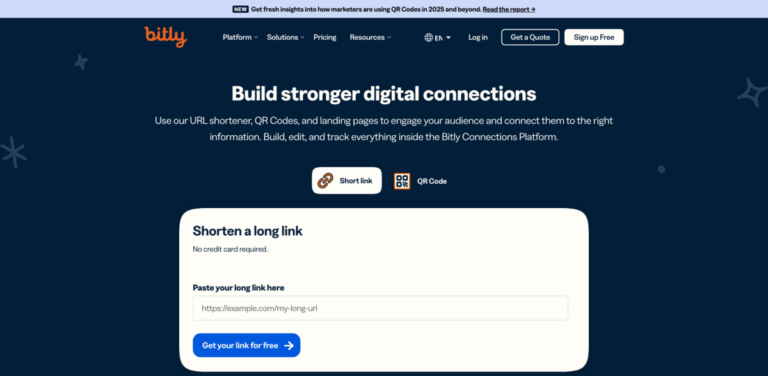 Bitly: Simplifying Link Management for Enhanced Digital Engagement