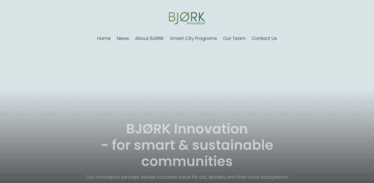 BJØRK Innovation: Building Smart and Sustainable Communities