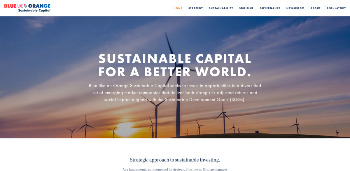 Blue like an Orange Sustainable Capital