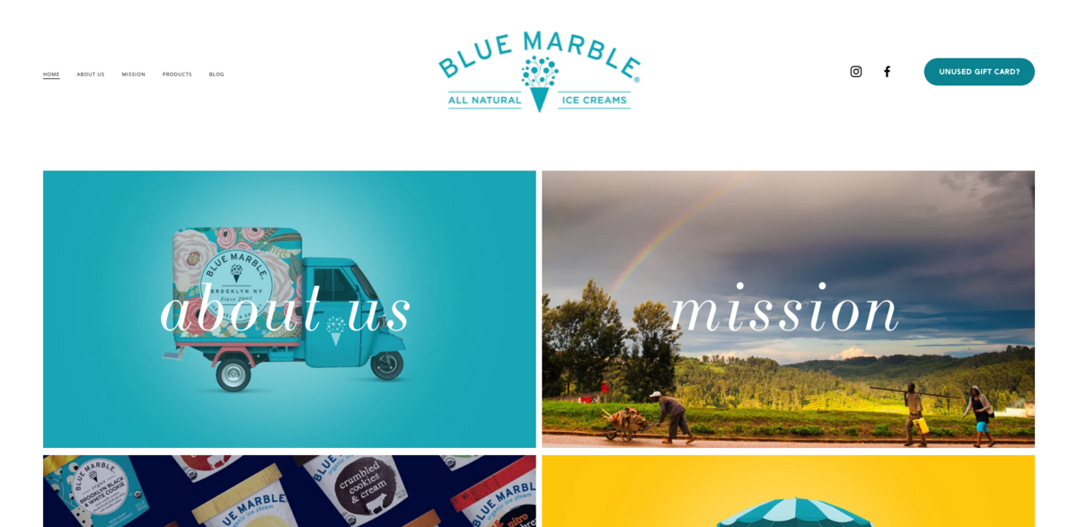 Blue Marble Ice Cream