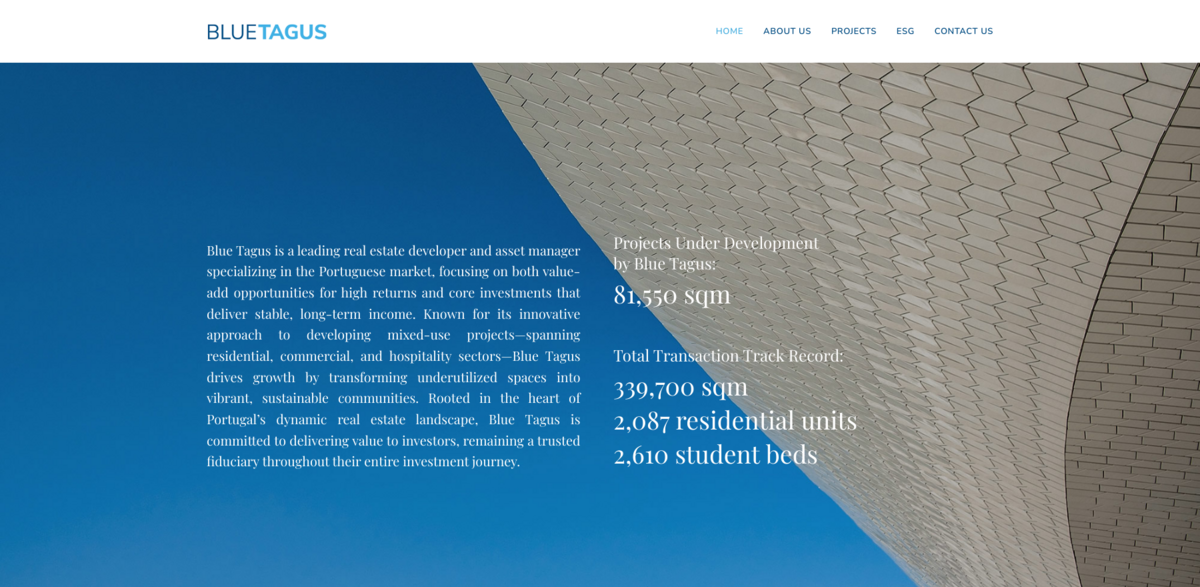 Blue Tagus real estate