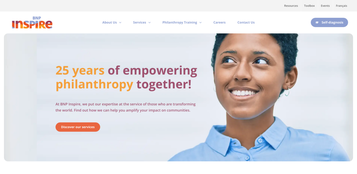 BNP Inspire philanthropy