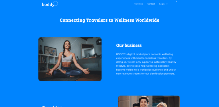 BODDY: Connecting Health-Conscious Travelers with Global Wellbeing Experiences