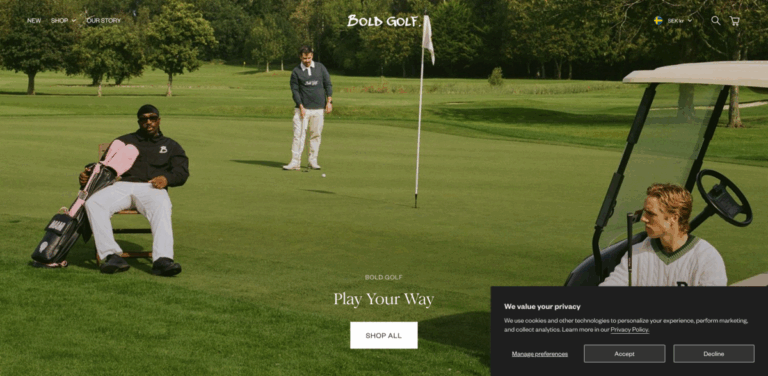 BOLD GOLF: A Unique Blend of Art and Golf Apparel