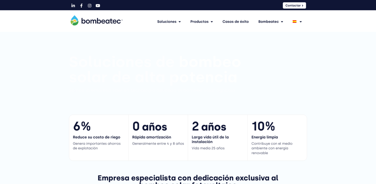 high-power solar pumping