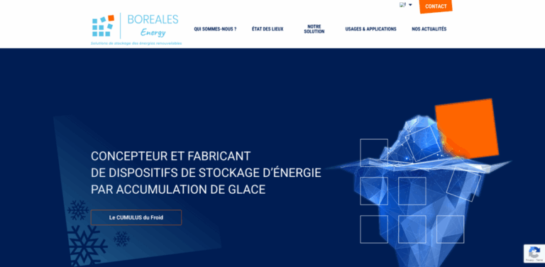 BORÉALES Energy: Innovative Thermal Storage Solutions for Efficient Cooling
