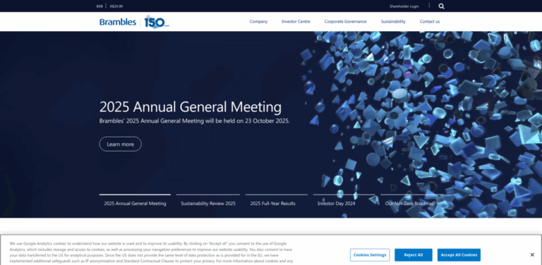 Brambles: Global Logistics Solutions for Sustainable Supply Chains