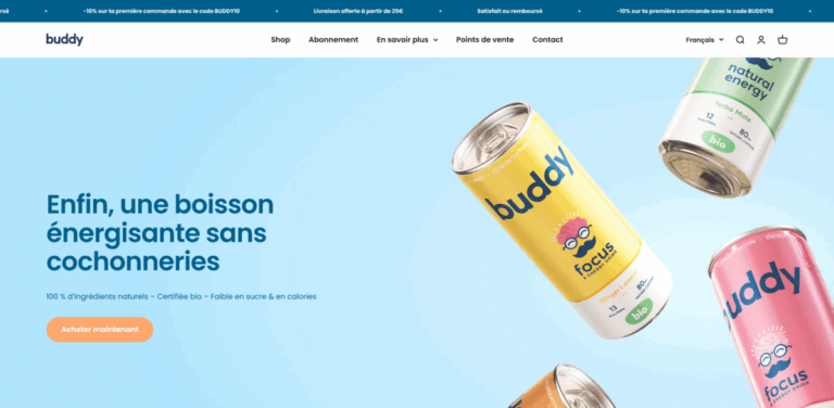 Buddy: Your Natural Energy Drink for Optimal Mental Performance