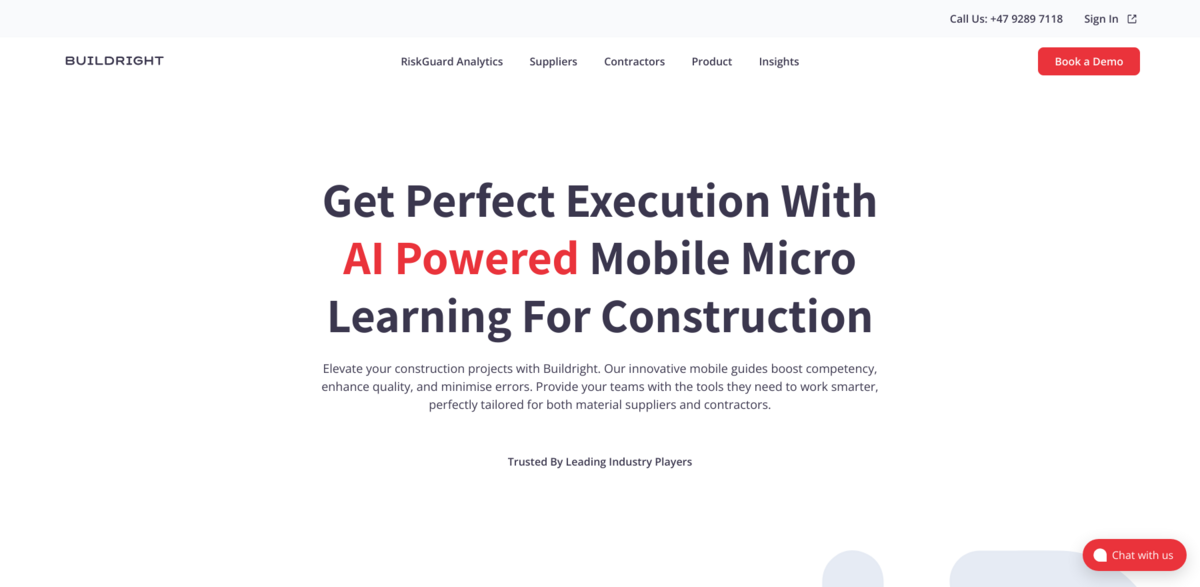 Buildright microlearning platform