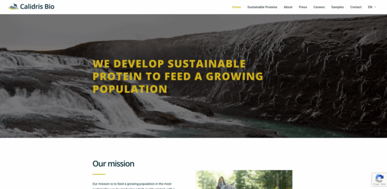 Calidris Bio: Sustainable Protein Solutions for a Growing Population