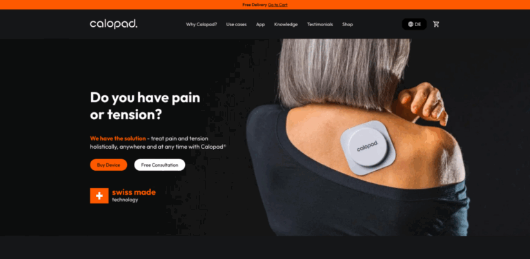 Calopad®: Innovative Device for Holistic Pain Relief and Muscle Regeneration