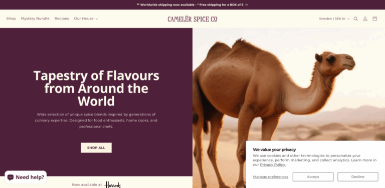 Cameler Spice Co.: Elevating Culinary Experiences with Unique Spice Blends