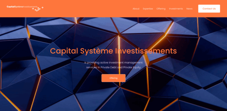 Capital Système Investissements: A Boutique Investment Firm Specializing in Private Debt