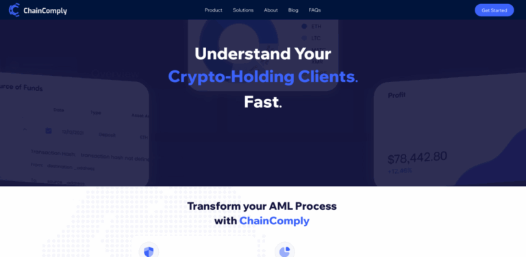 ChainComply: Simplifying Compliance for Financial Professionals in the Crypto Space