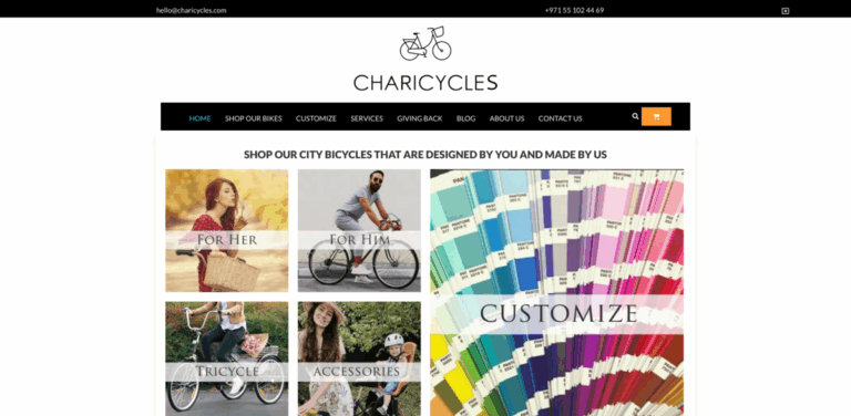 Charicycles: Custom City Bicycles Designed for You