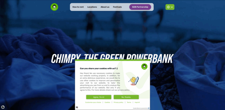 Chimpy: Your Go-To Green Powerbank Rental Service in Europe