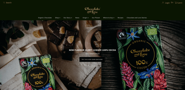 Chocolate and Love: Award-Winning Organic Dark Chocolate Brand