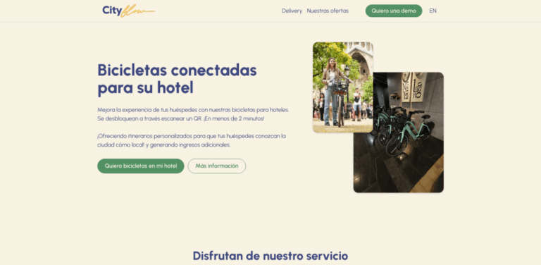 Cityflow: Connected Bike Rentals for Hotels in Barcelona