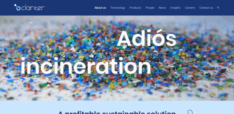 Clariter: Transforming Plastic Waste into Sustainable Petrochemicals